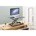 Wholesale SDC-B08-2 Wood White Standing Desk Converter Height Adjustable Sit